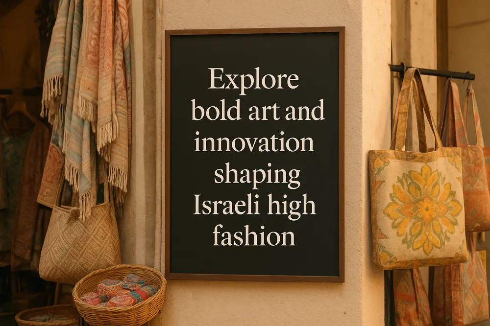 Explore bold art and innovation shaping Israeli high fashion