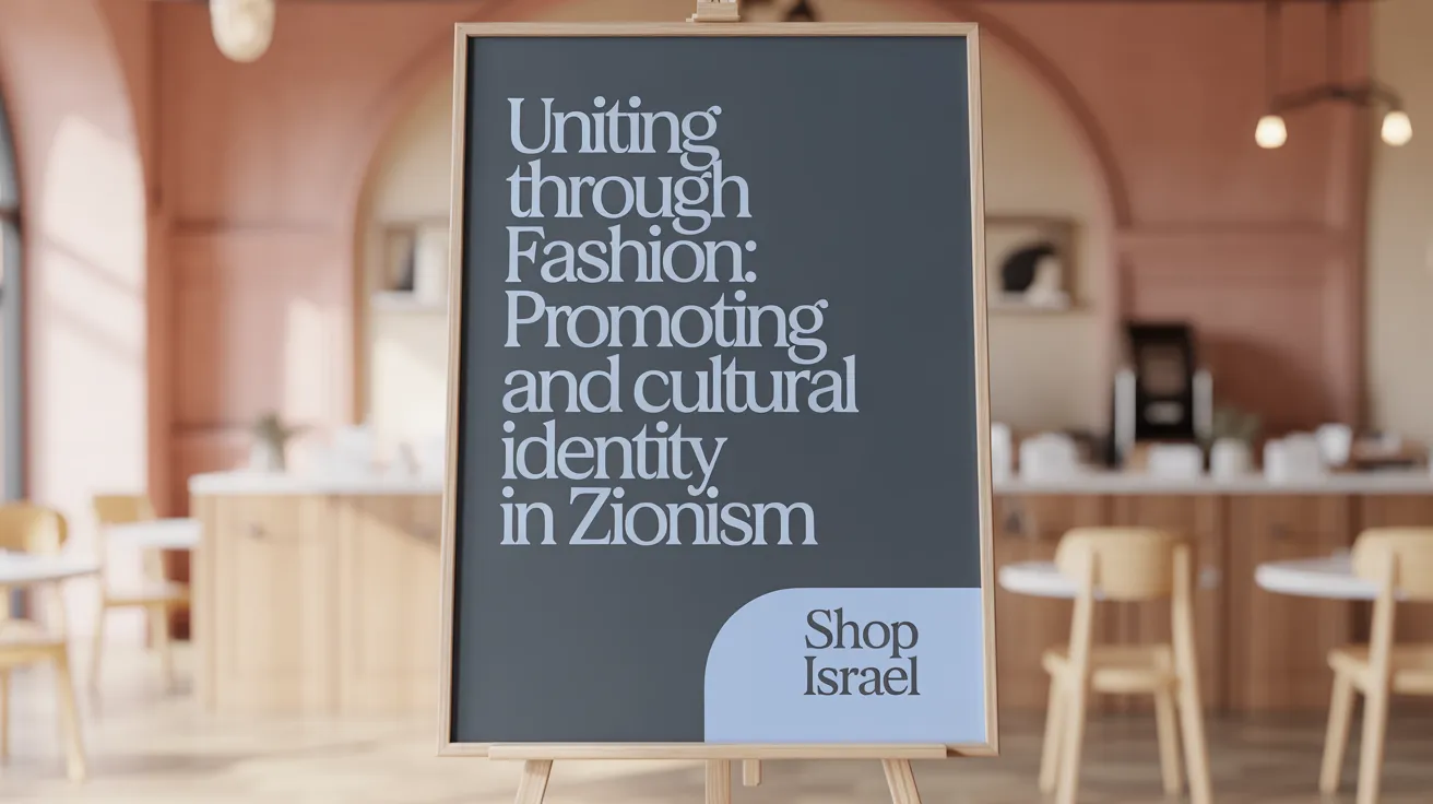 Uniting Through Fashion: Promoting Peace and Cultural Identity in Zionism