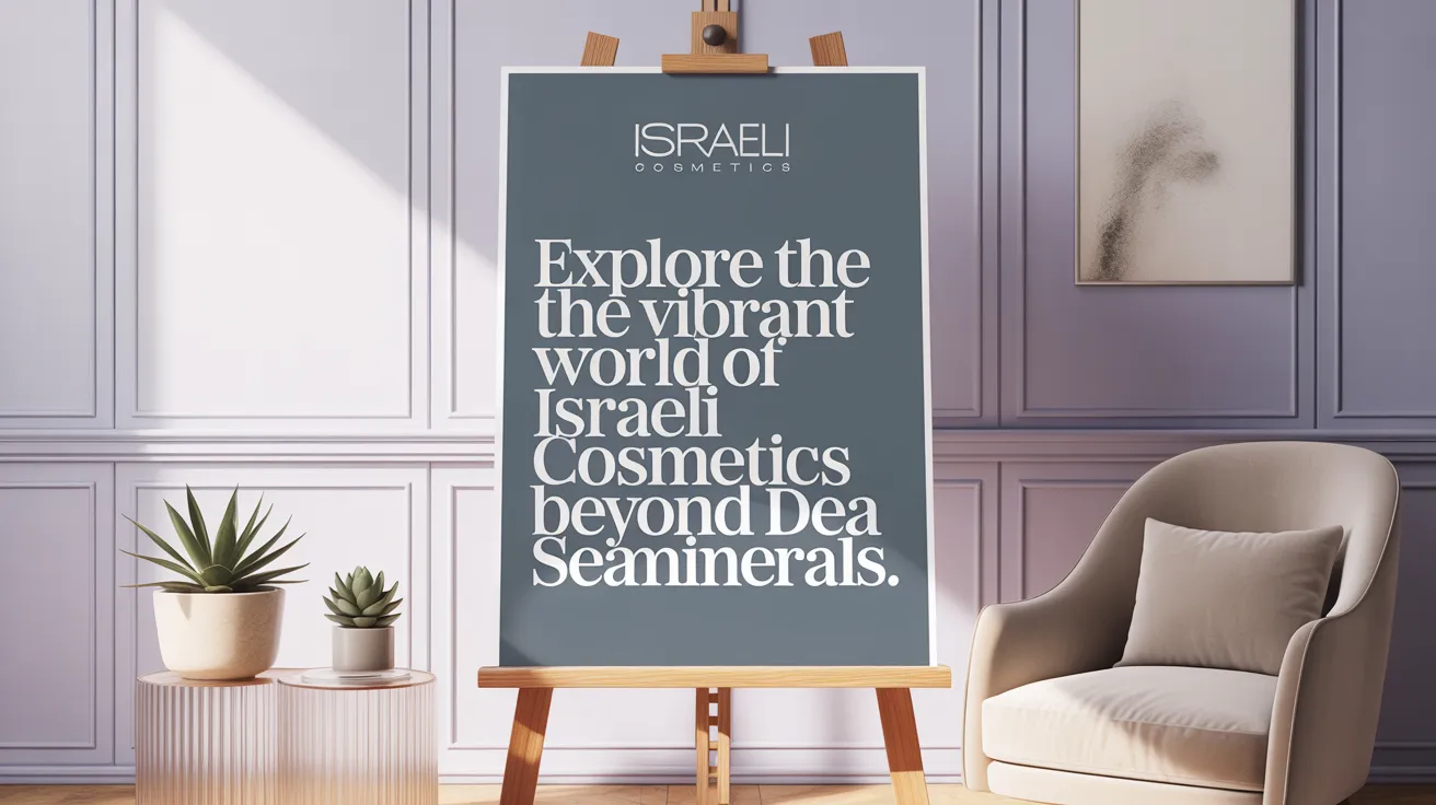 Explore the vibrant world of Israeli cosmetics beyond Dead Sea minerals.