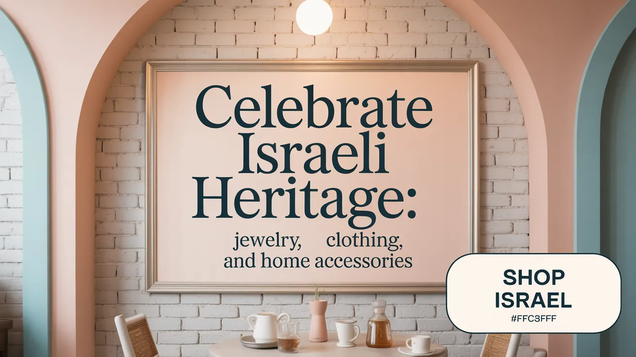 Celebrate Israeli Heritage: Jewelry, Clothing, and Home Accessories