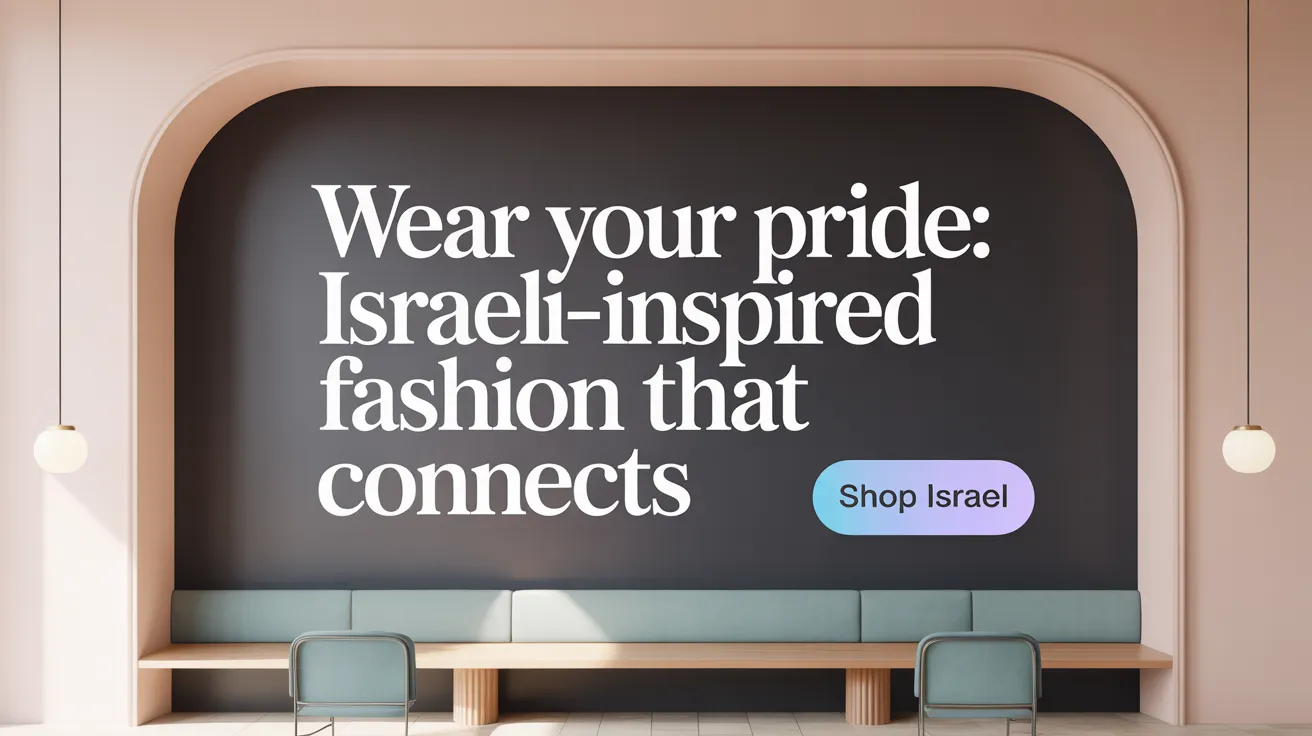 Wear Your Pride: Israeli-inspired Fashion That Connects