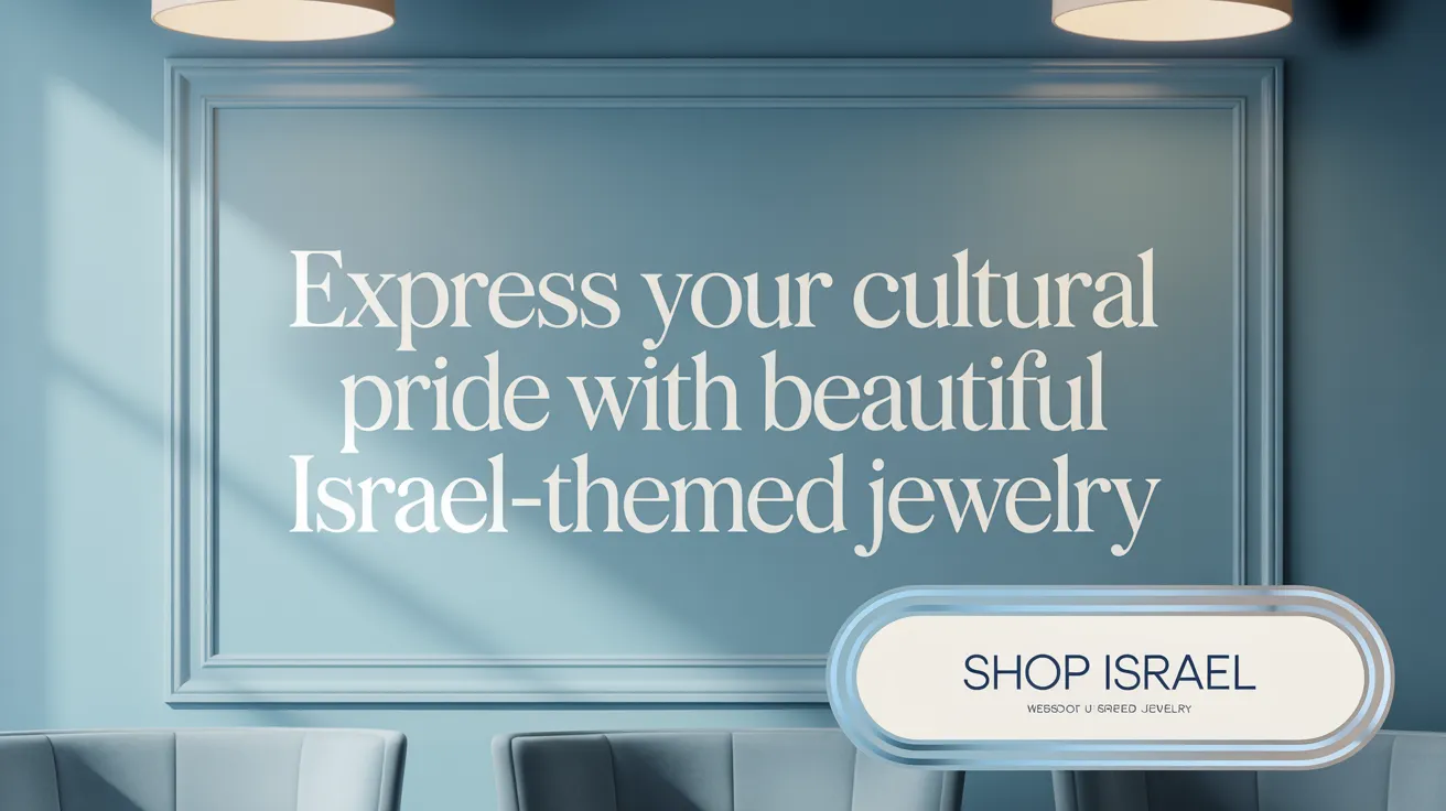 Express Your Cultural Pride with Beautiful Israel-Themed Jewelry