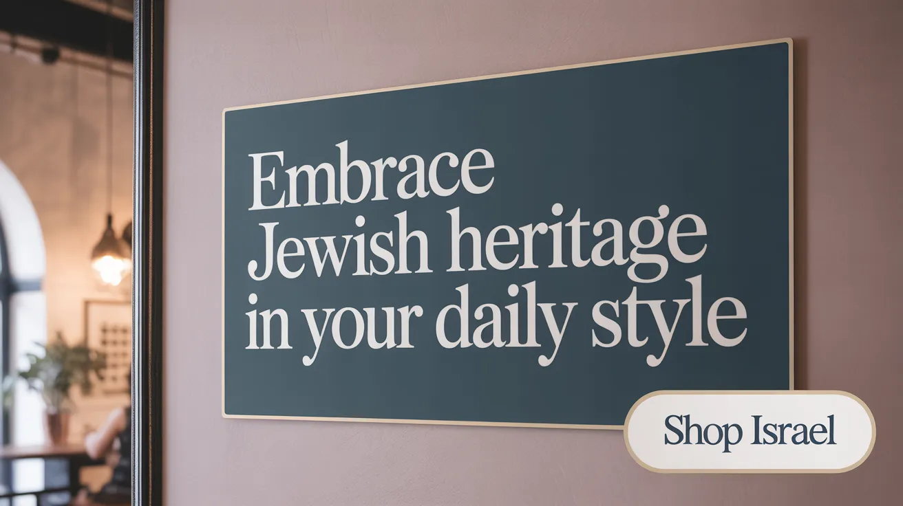 Embrace Jewish Heritage in Your Daily Style