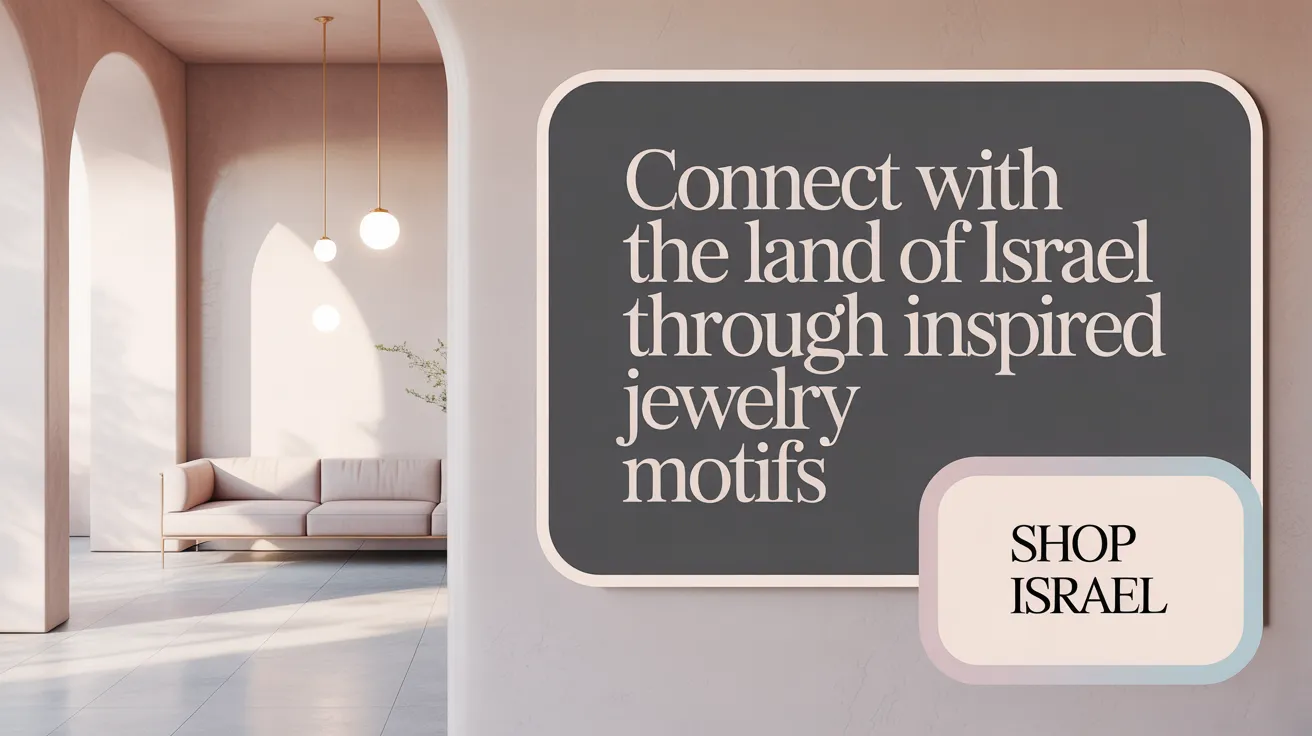 Connect with the Land of Israel Through Inspired Jewelry Motifs