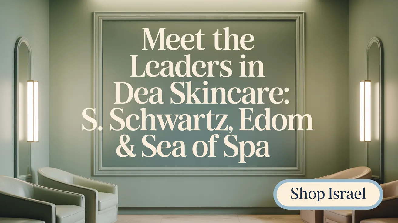 Meet the Leaders in Dead Sea Skincare: S. Schwartz, Edom &amp; Sea of Spa