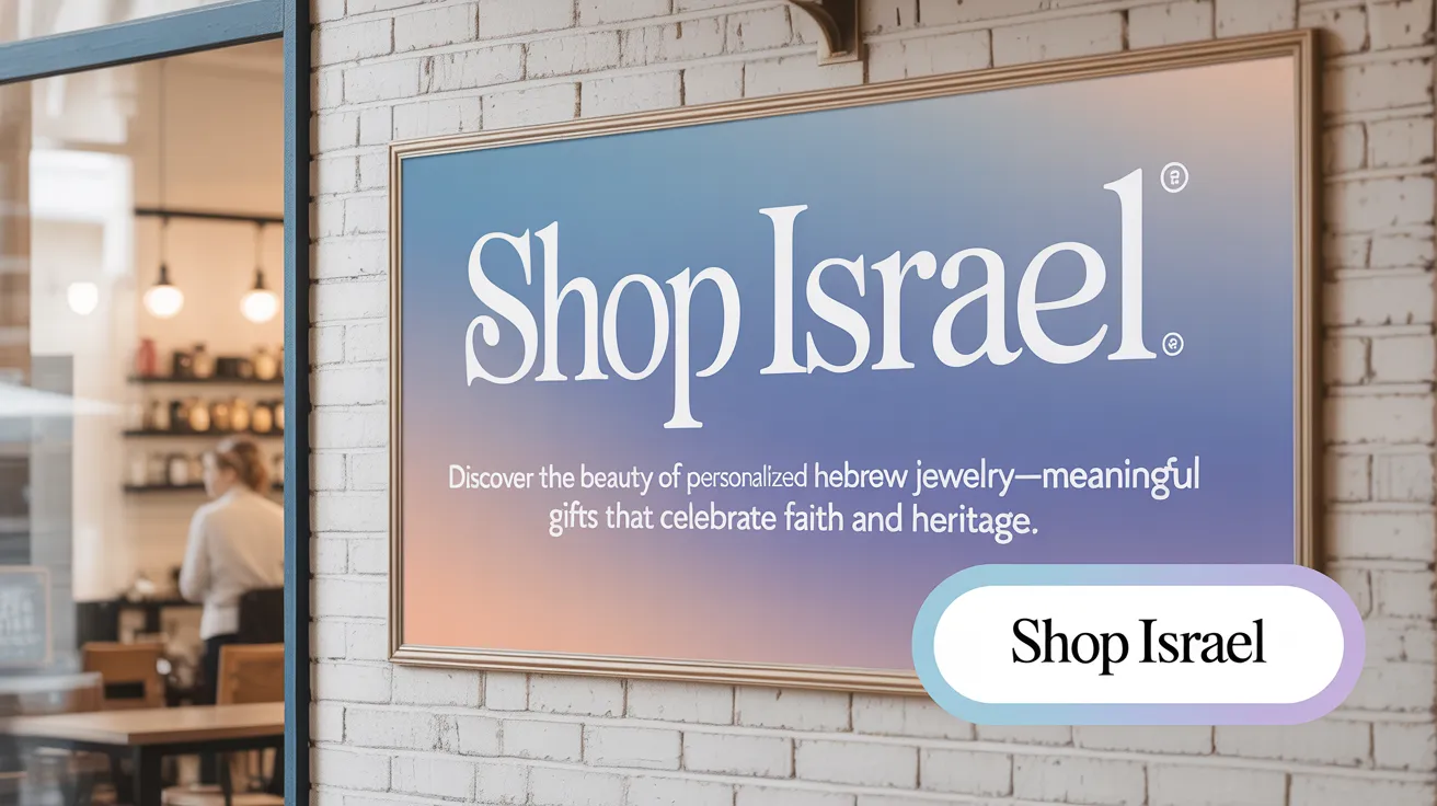 Discover the beauty of personalized Hebrew jewelry—meaningful gifts that celebrate faith and heritage.