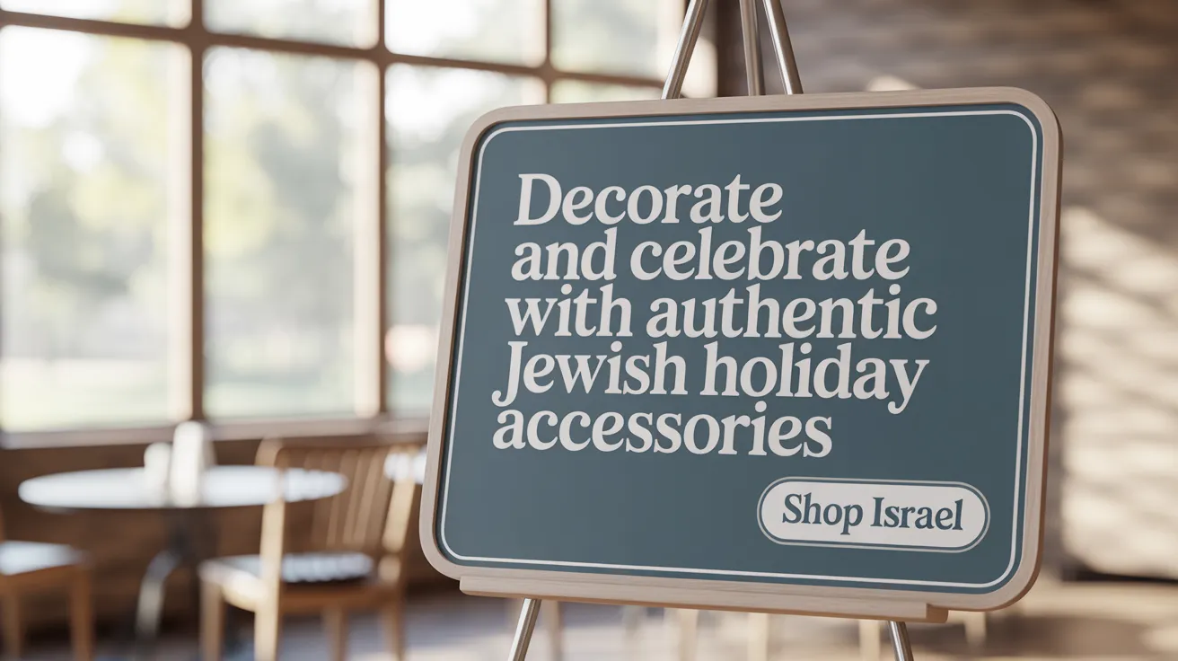 Decorate and Celebrate with Authentic Jewish Holiday Accessories