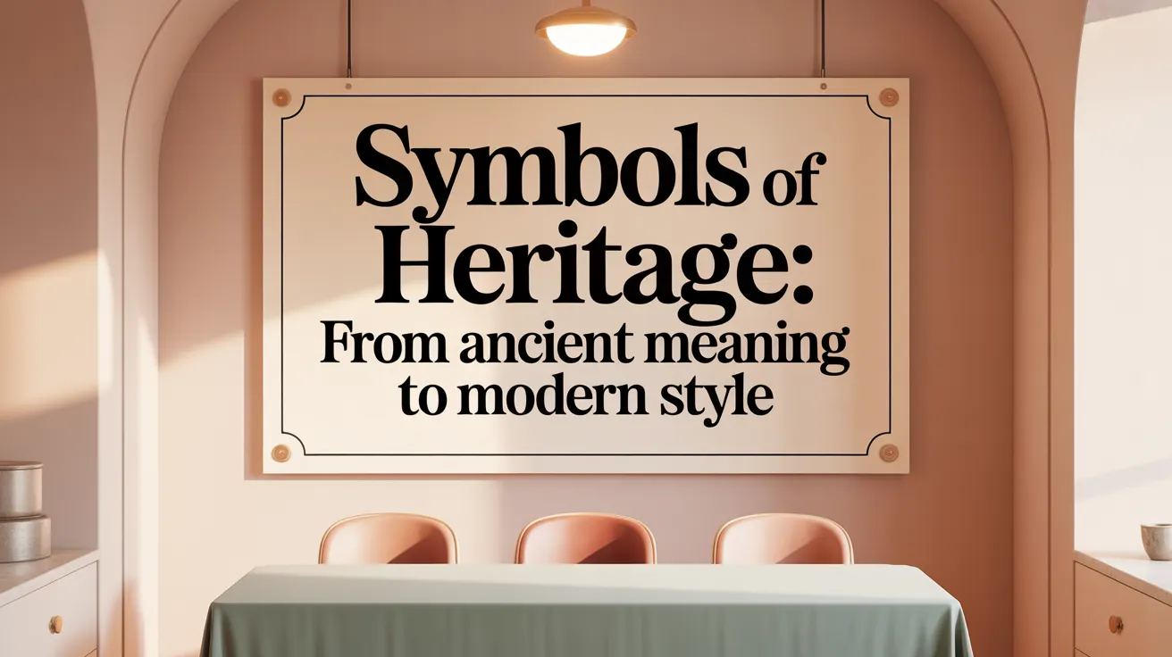 Symbols of Heritage: From Ancient Meaning to Modern Style