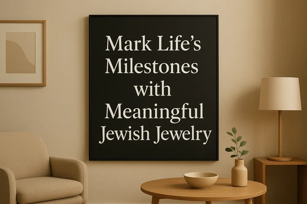 Mark Life’s Milestones with Meaningful Jewish Jewelry