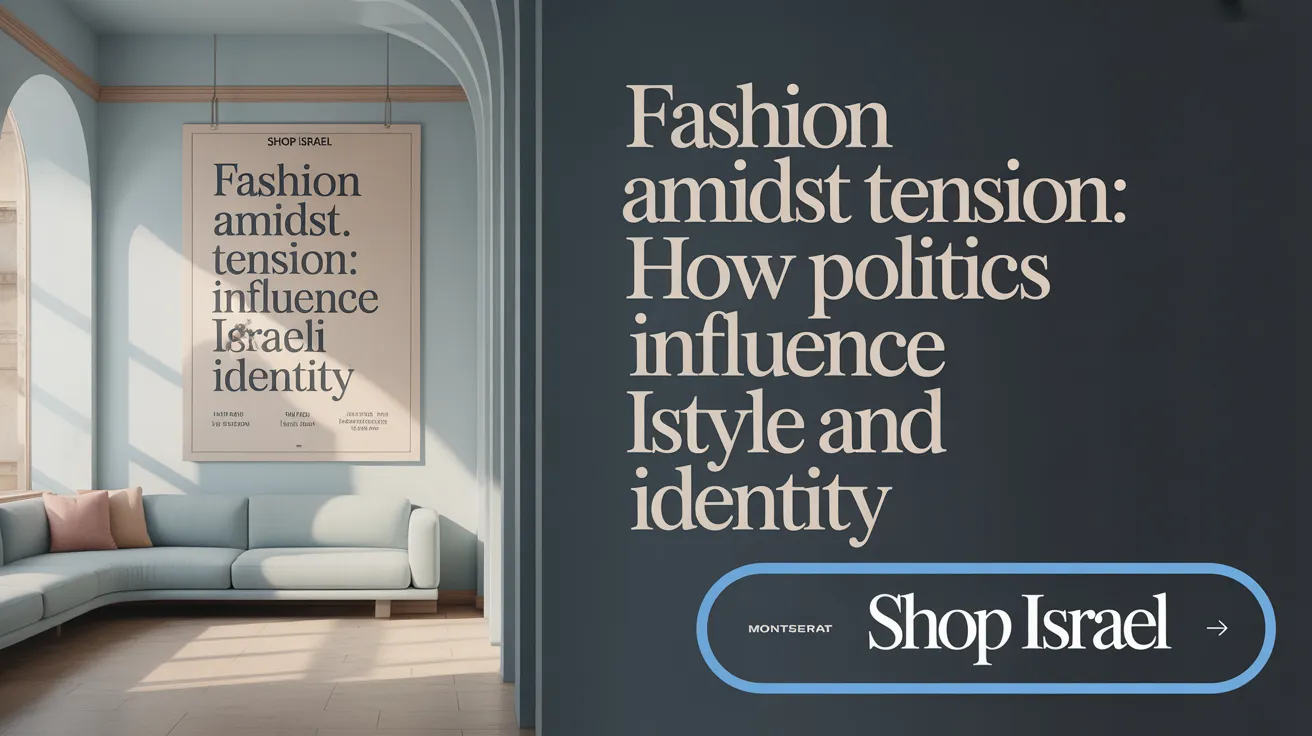 Fashion Amidst Tension: How Politics Influence Israeli Style and Identity