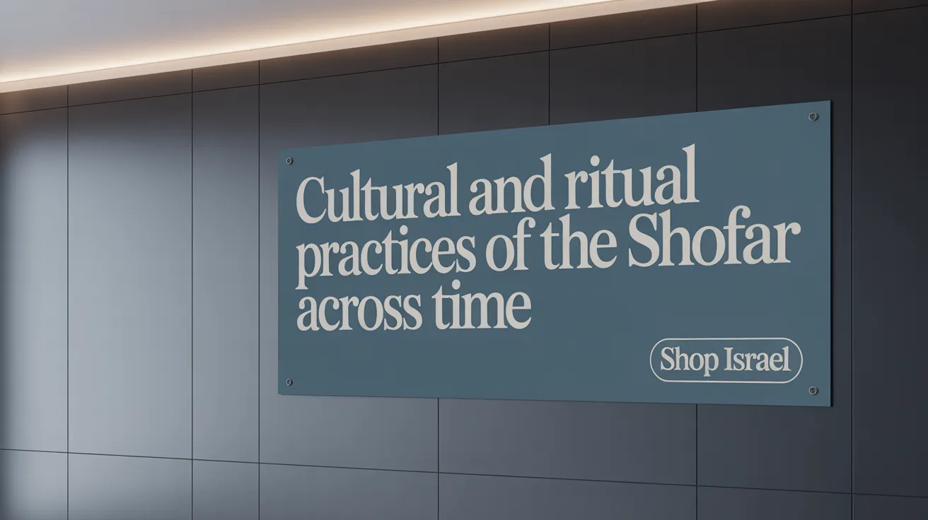 Cultural and Ritual Practices of the Shofar Across Time