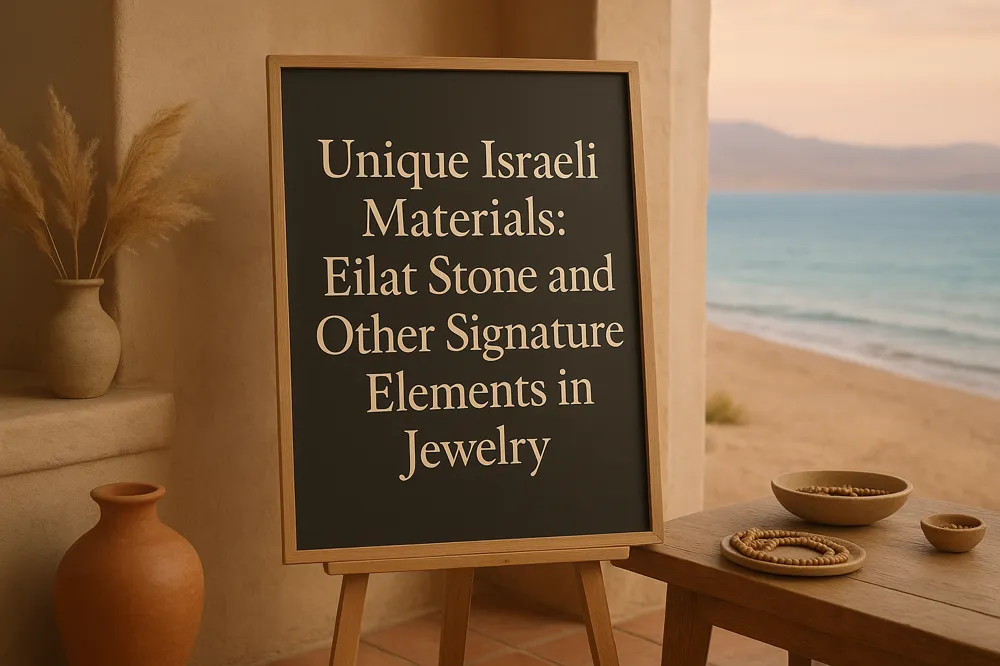 Unique Israeli Materials: Eilat Stone and Other Signature Elements in Jewelry