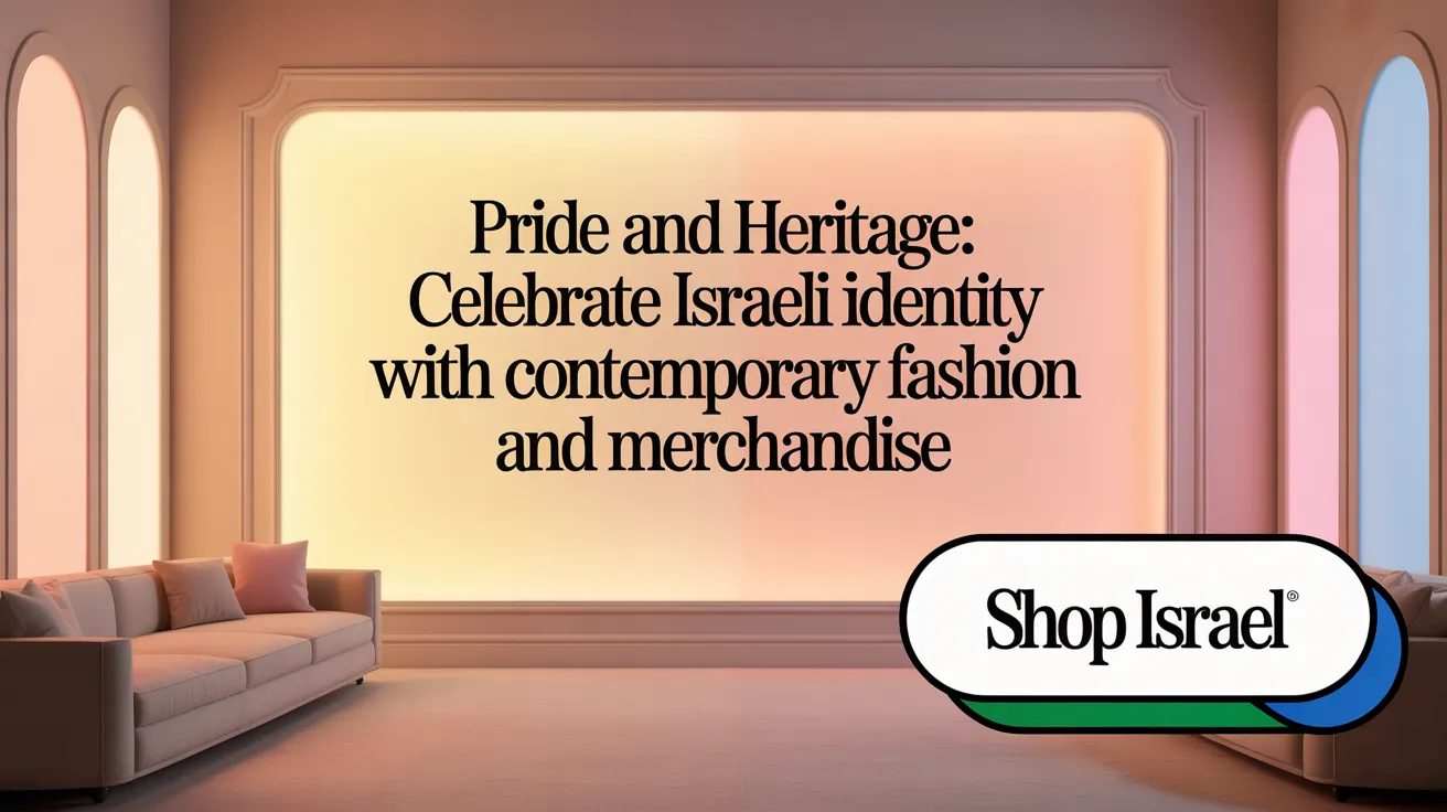 Pride and Heritage: Celebrate Israeli Identity with Contemporary Fashion and Merchandise