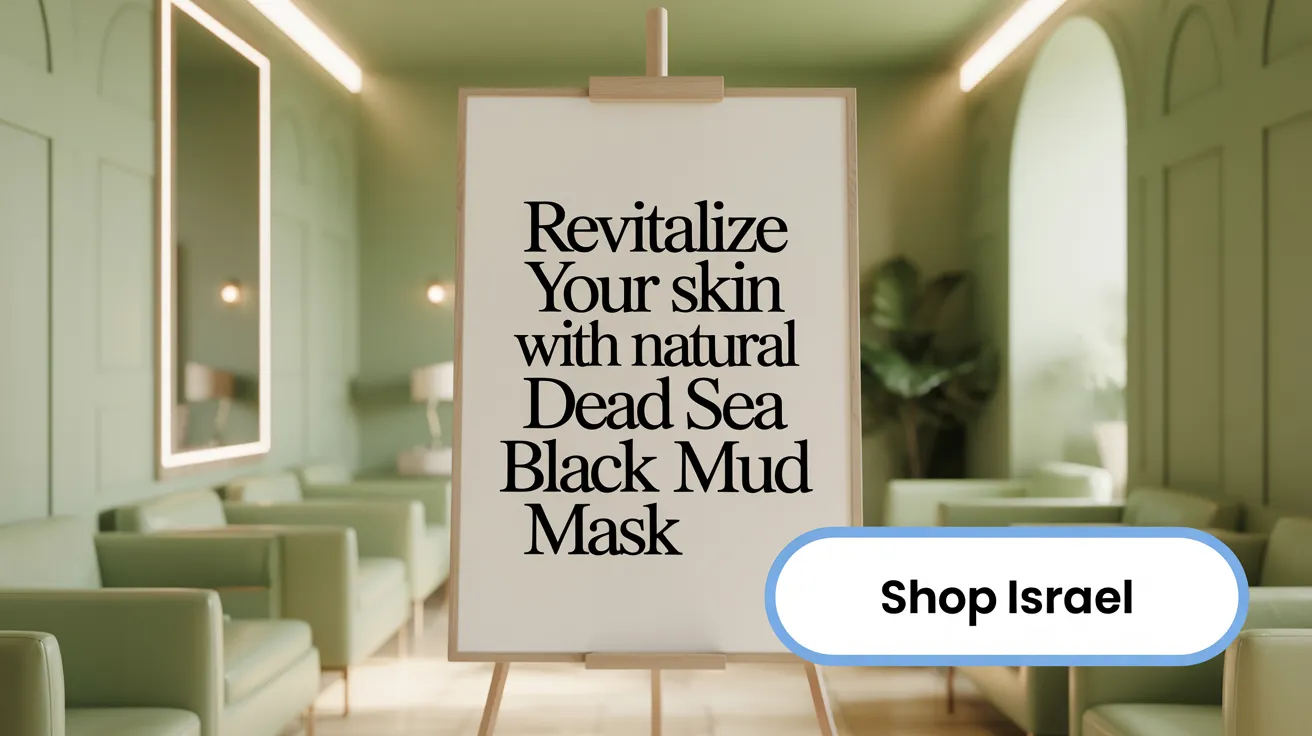 Revitalize Your Skin with Natural Dead Sea Black Mud Mask