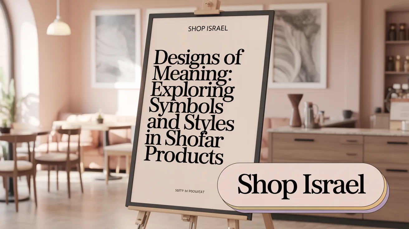 Designs of Meaning: Exploring Symbols and Styles in Shofar Products