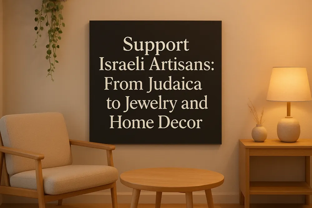 Support Israeli Artisans: From Judaica to Jewelry and Home Decor