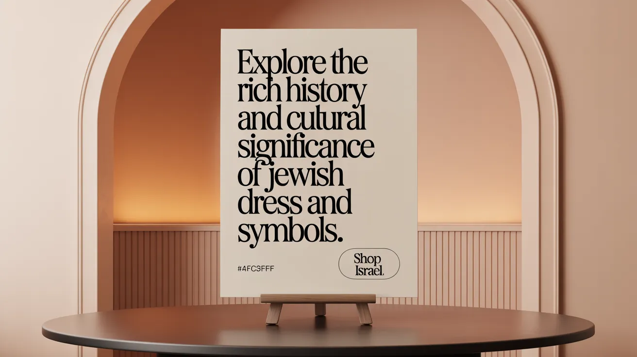 Explore the rich history and cultural significance of Jewish dress and symbols.