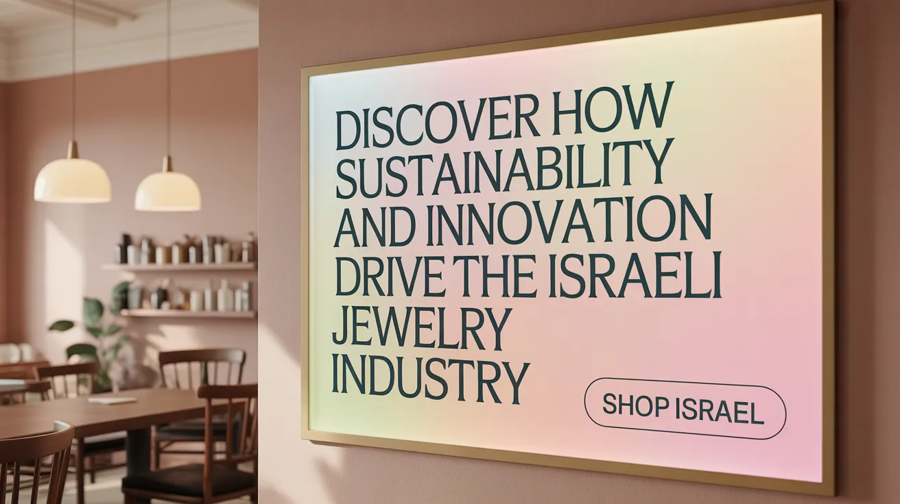 Discover How Sustainability and Innovation Drive the Israeli Jewelry Industry