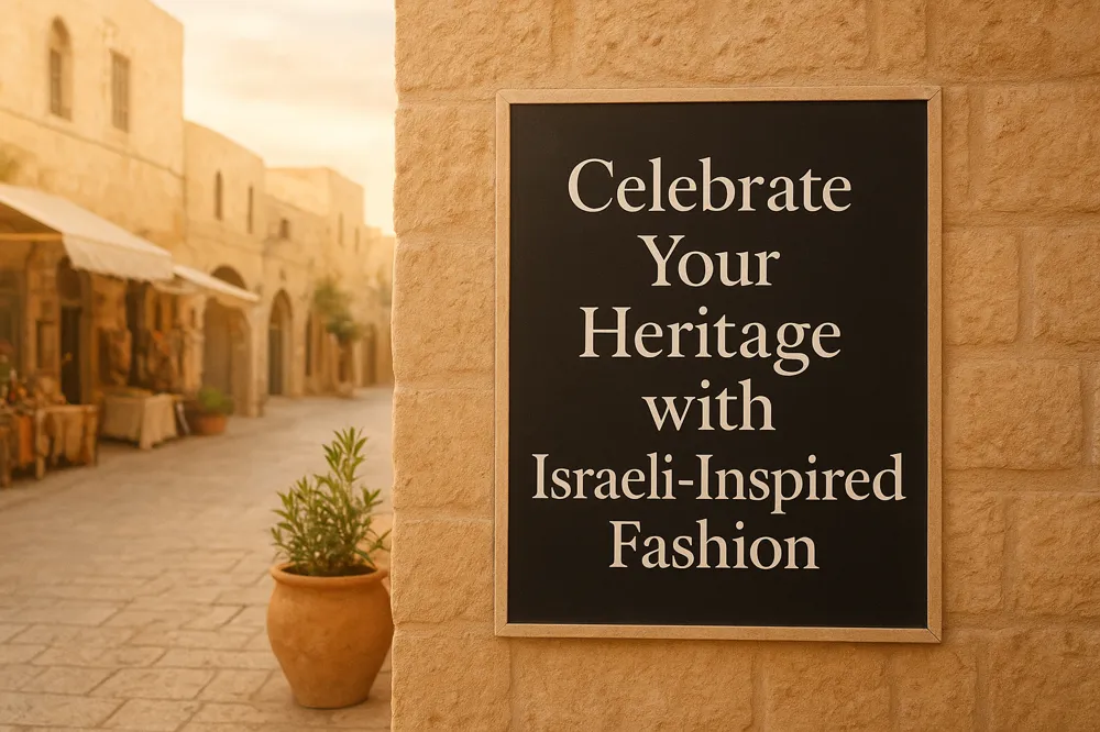 Celebrate Your Heritage with Israeli-Inspired Fashion