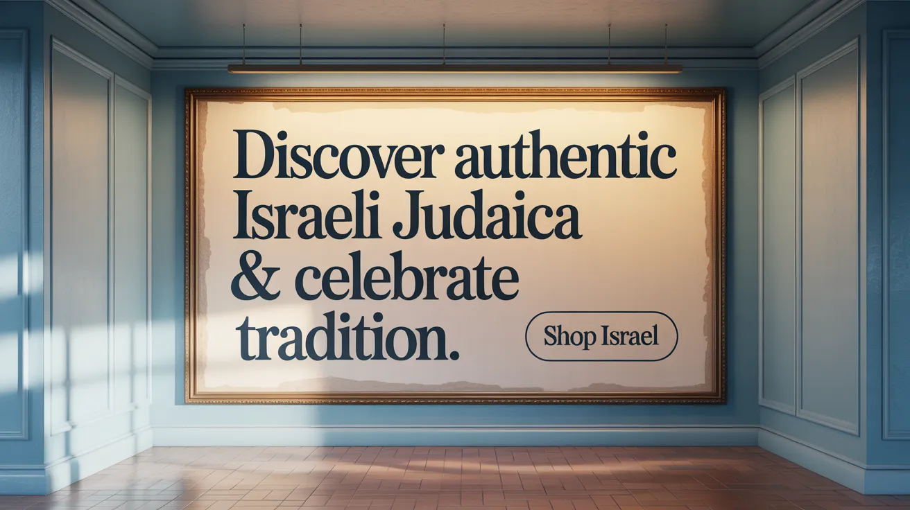 Discover Authentic Israeli Judaica &amp; Celebrate Tradition