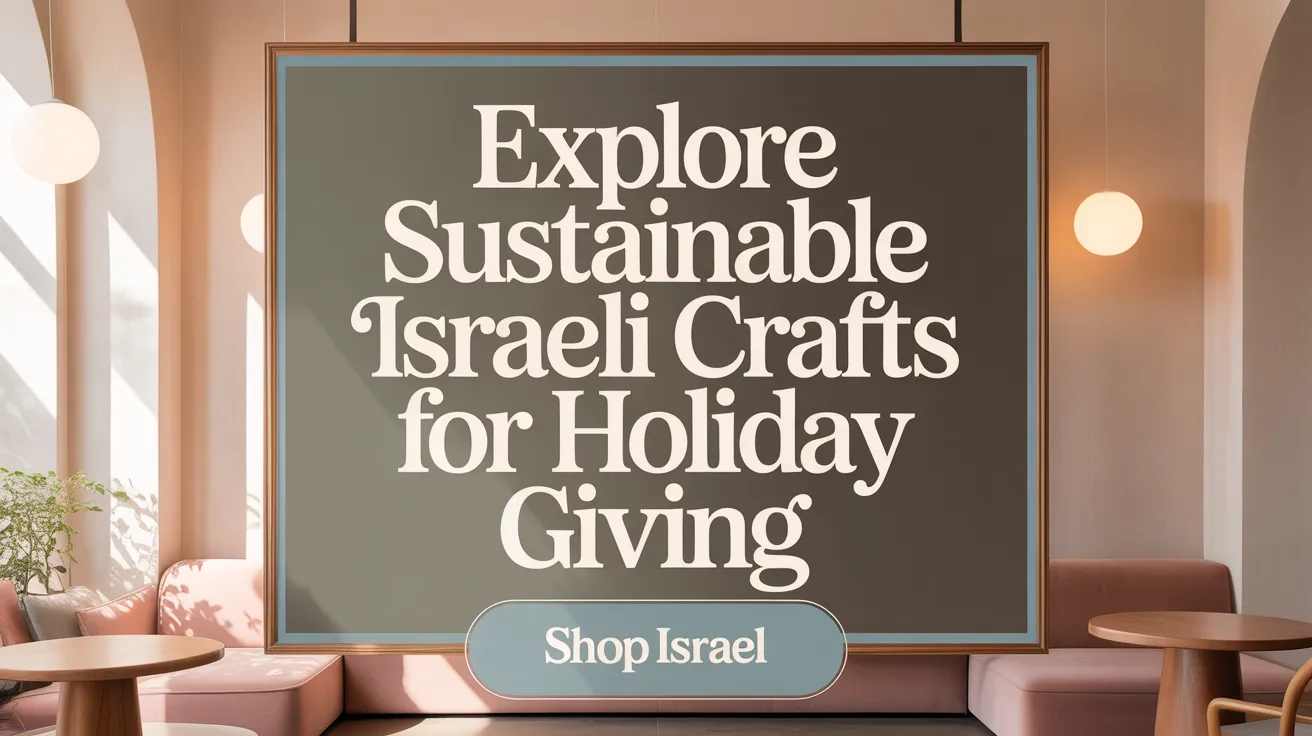 Explore Sustainable Israeli Crafts for Holiday Giving