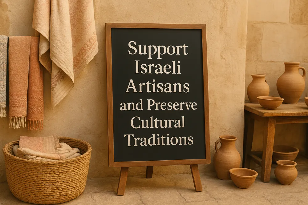 Support Israeli Artisans and Preserve Cultural Traditions
