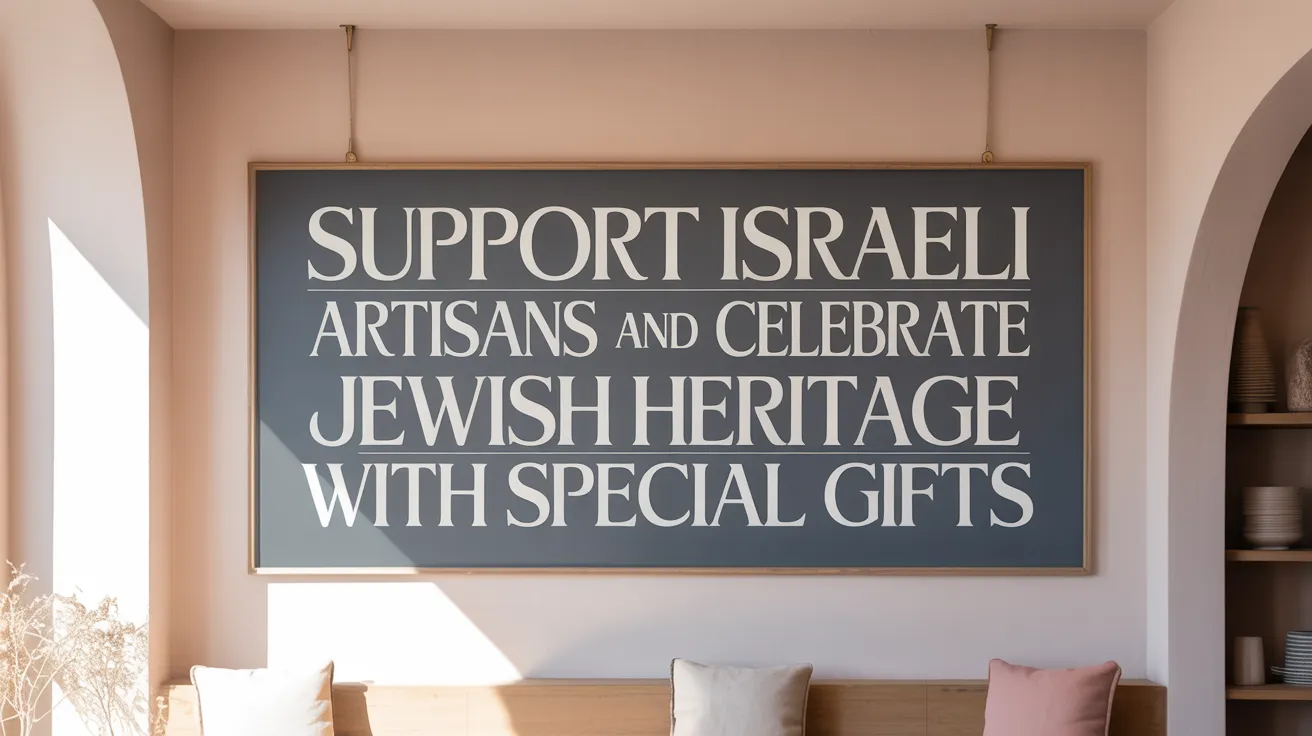 Support Israeli Artisans and Celebrate Jewish Heritage with Special Gifts