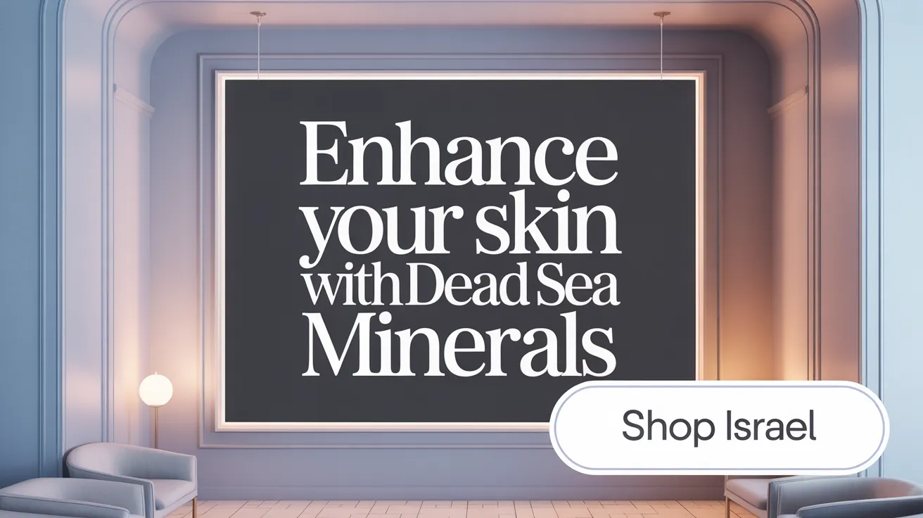 Enhance Your Skin with Dead Sea Minerals