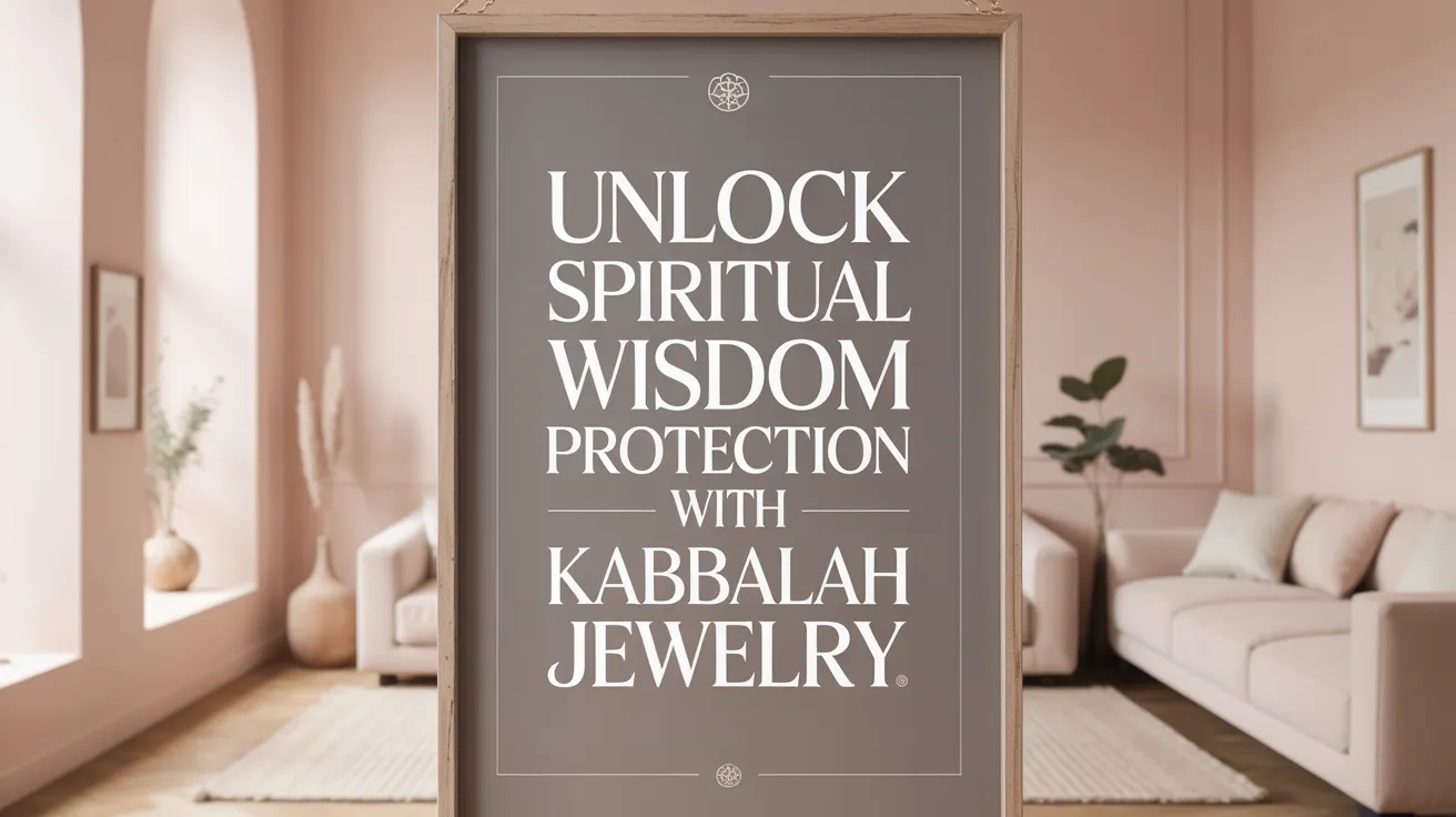 Unlock Spiritual Wisdom and Protection with Kabbalah Jewelry