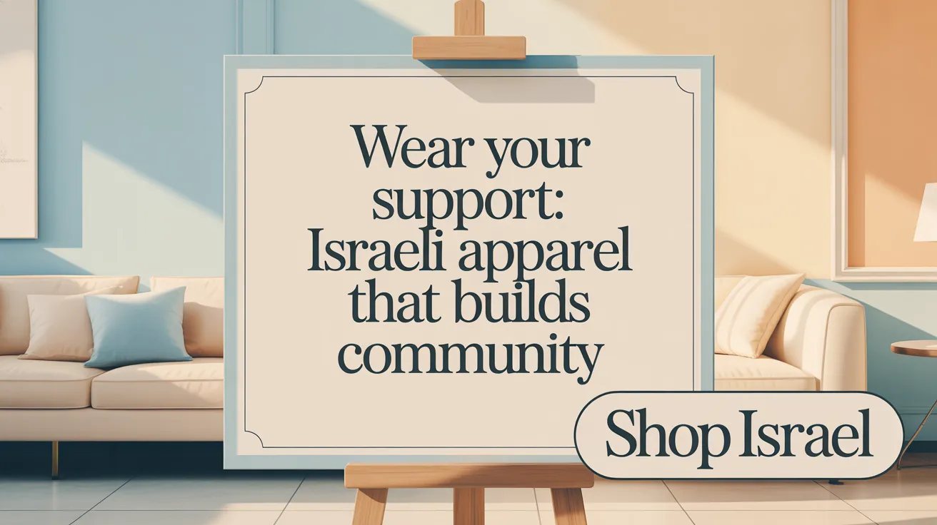 Wear Your Support: Israeli Apparel That Builds Community