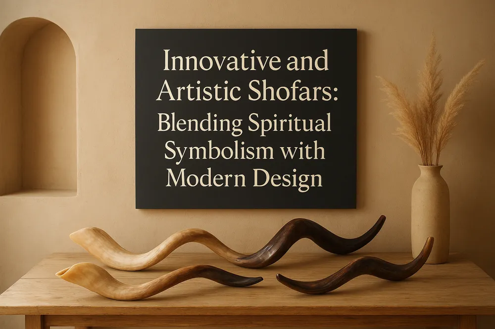 Innovative and Artistic Shofars: Blending Spiritual Symbolism with Modern Design