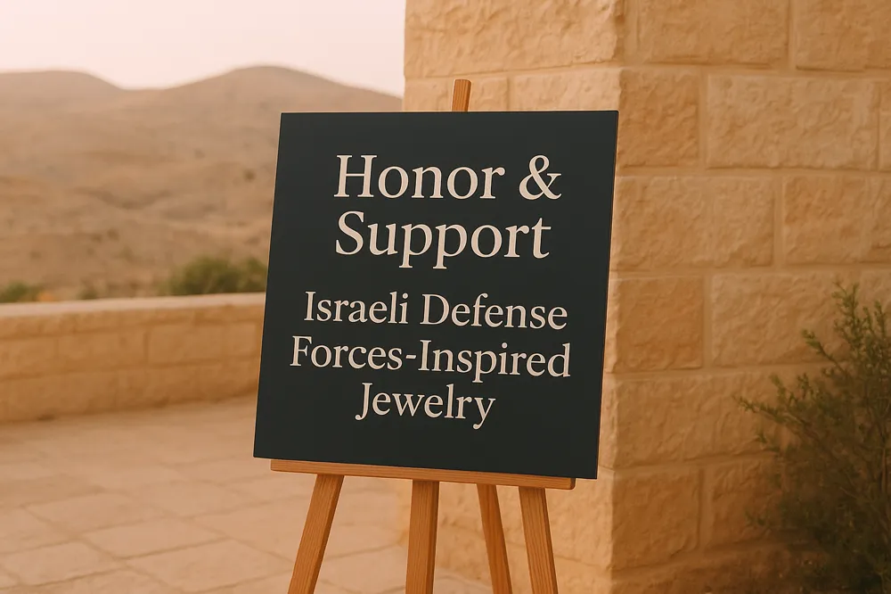 Honor &amp; Support: Israeli Defense Forces-Inspired Jewelry