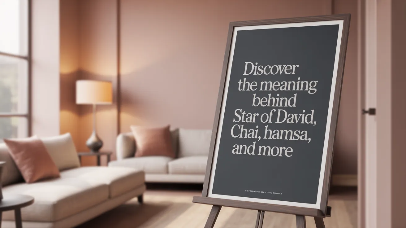 Discover the Meaning Behind Star of David, Chai, Hamsa, and More