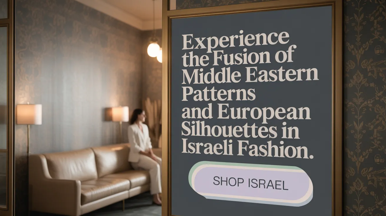 Experience the fusion of Middle Eastern patterns and European silhouettes in Israeli fashion.