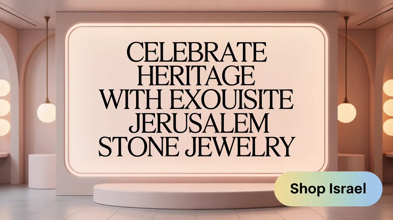 Celebrate Heritage with Exquisite Jerusalem Stone Jewelry