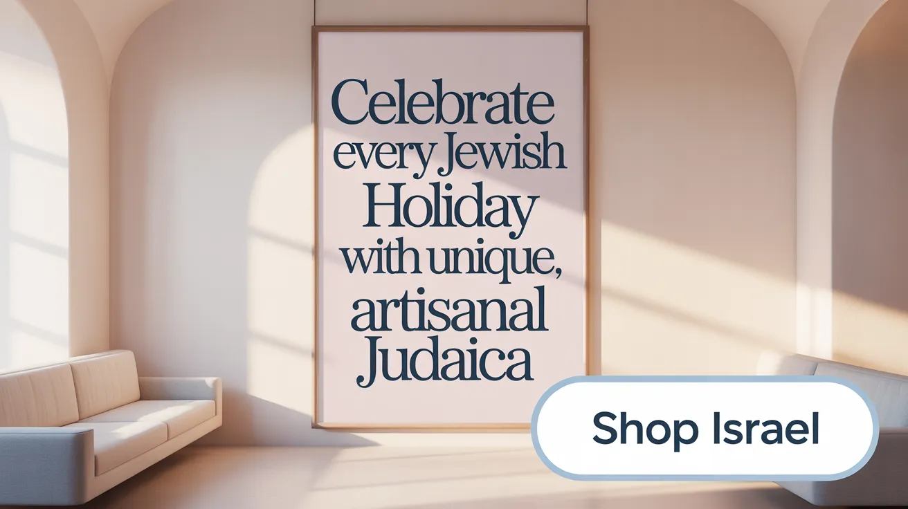 Celebrate Every Jewish Holiday with Unique, Artisanal Judaica