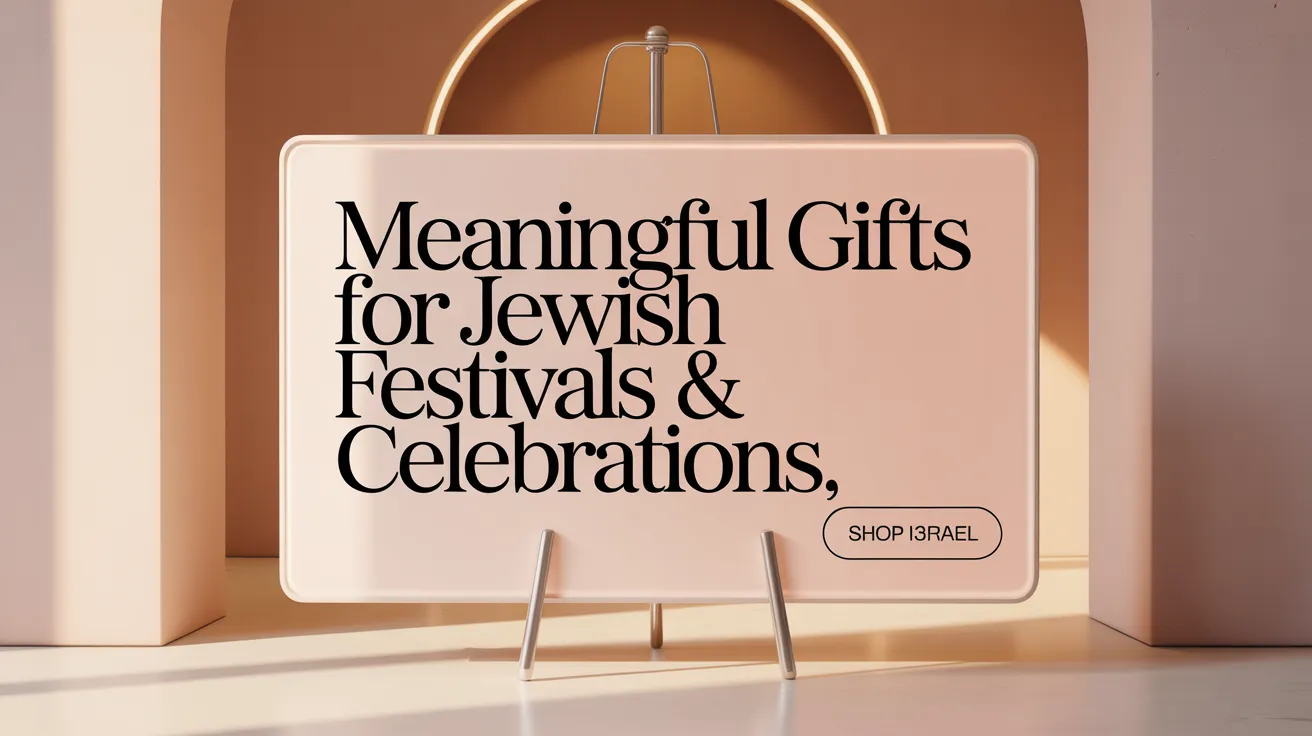 Meaningful Gifts for Jewish Festivals &amp; Celebrations