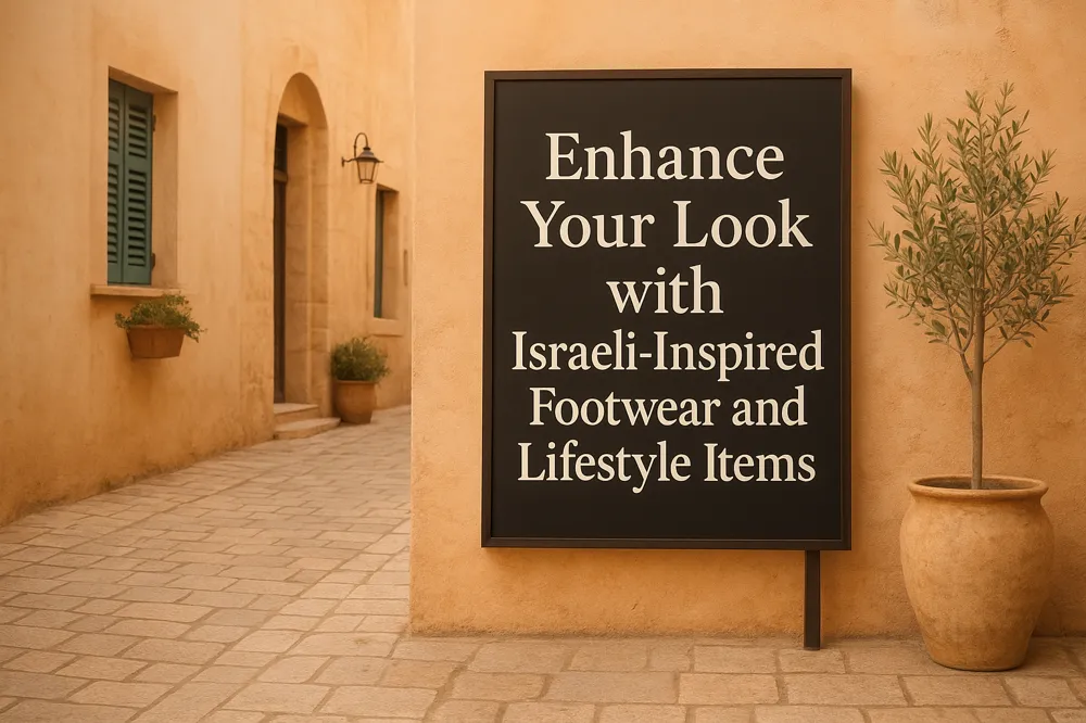 Enhance Your Look with Israeli-Inspired Footwear and Lifestyle Items