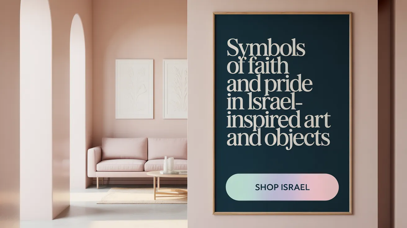 Symbols of Faith and Pride in Israel-Inspired Art and Objects