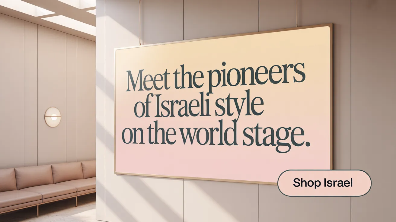 Meet the Pioneers of Israeli Style on the World Stage