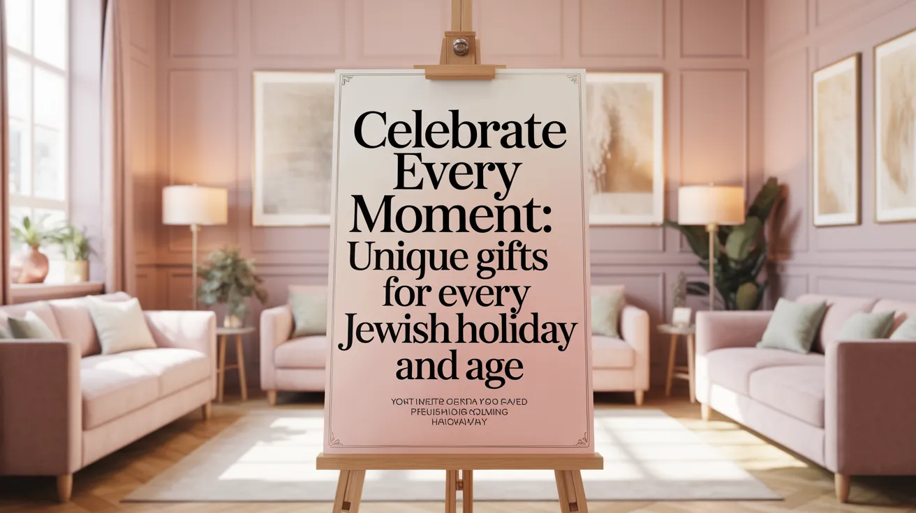 Celebrate Every Moment: Unique Gifts for Every Jewish Holiday and Age