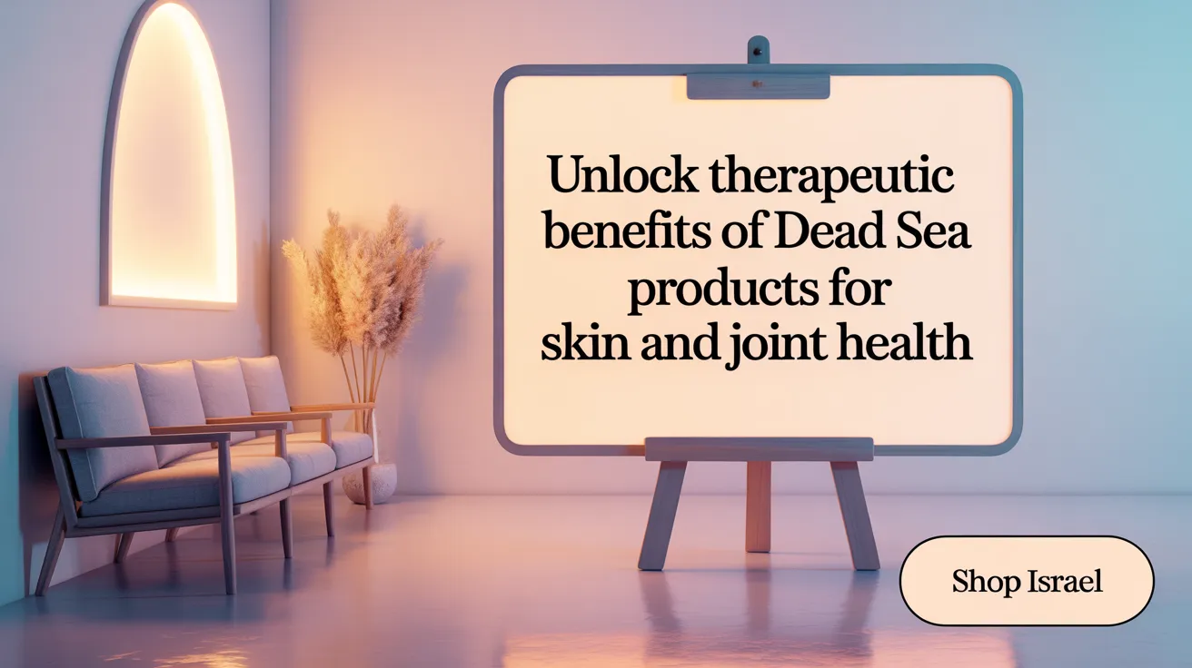 Unlock Therapeutic Benefits of Dead Sea Products for Skin and Joint Health