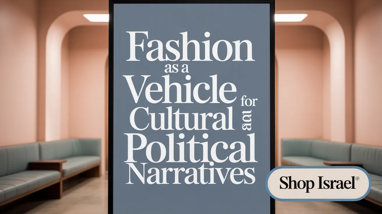 Fashion as a Vehicle for Cultural and Political Narratives
