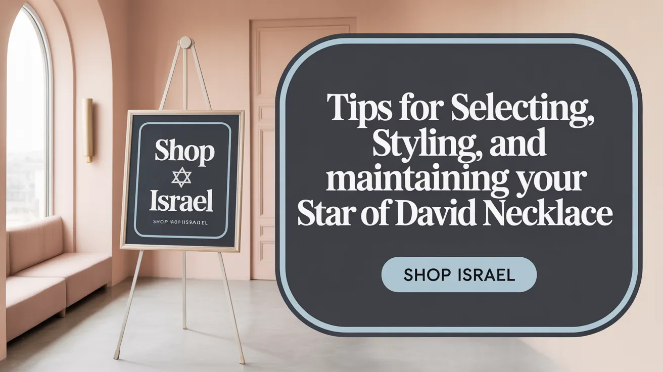 Tips for Selecting, Styling, and Maintaining Your Star of David Necklace