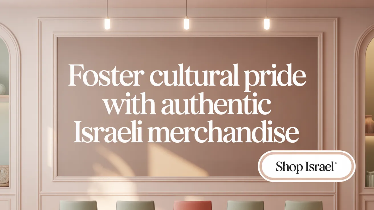 Foster Cultural Pride with Authentic Israeli Merchandise