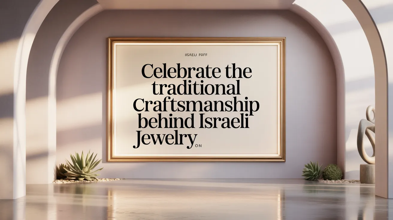 Celebrate the Traditional Craftsmanship Behind Israeli Jewelry