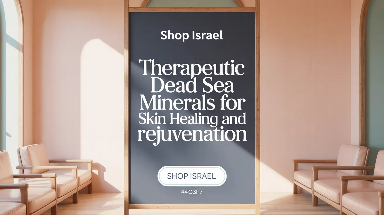 Therapeutic Dead Sea Minerals for Skin Healing and Rejuvenation