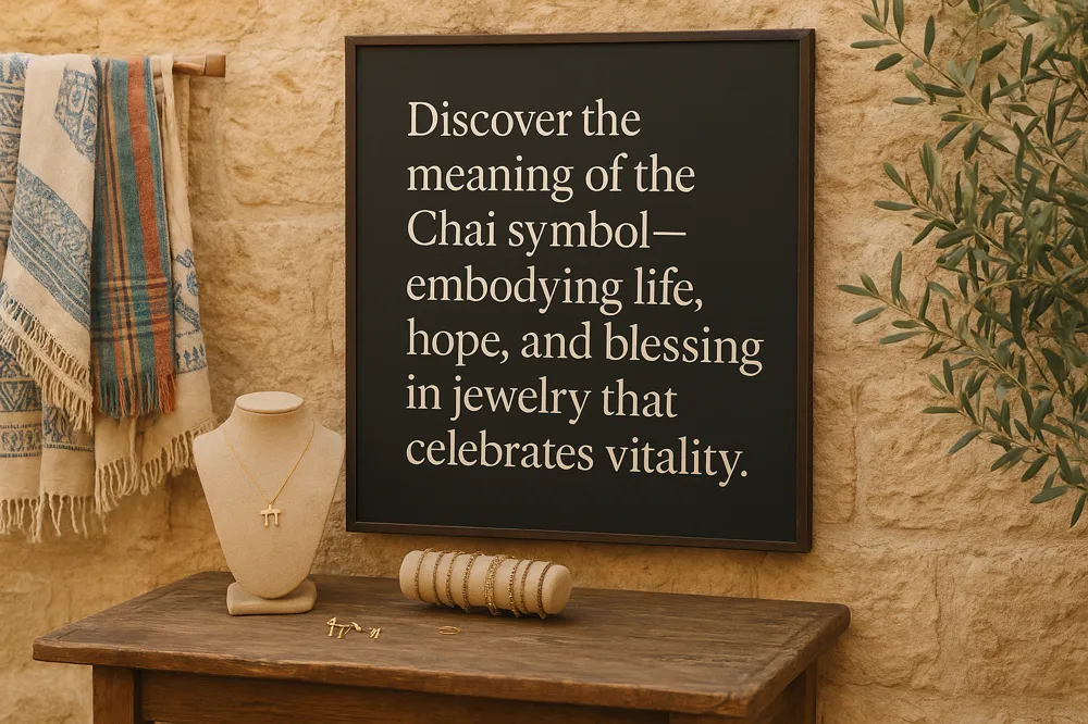 Discover the meaning of the Chai symbol—embodying life, hope, and blessing in jewelry that celebrates vitality.