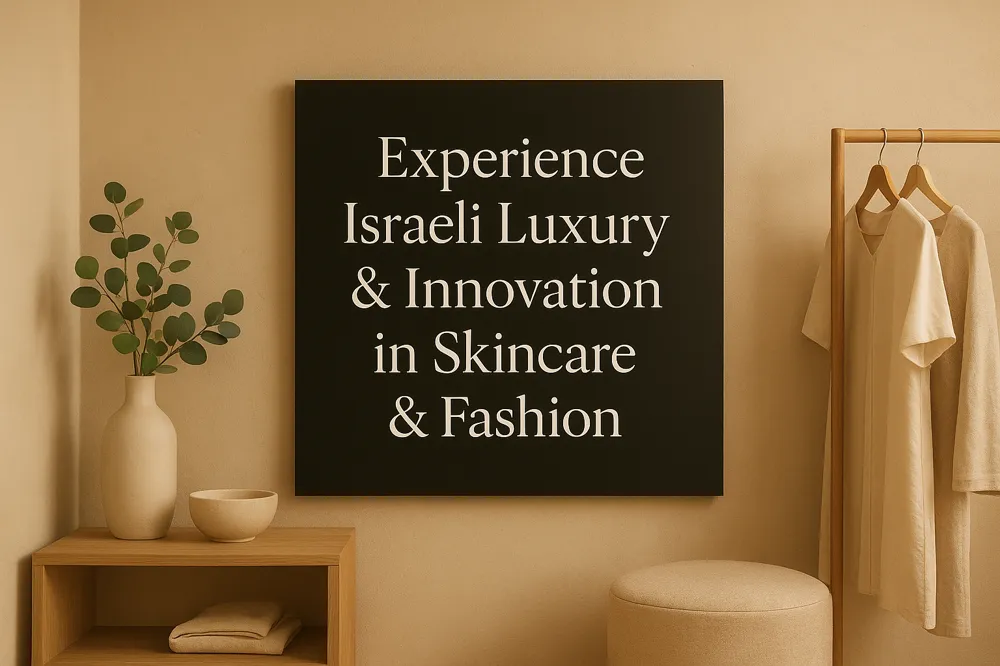 Experience Israeli Luxury &amp; Innovation in Skincare &amp; Fashion