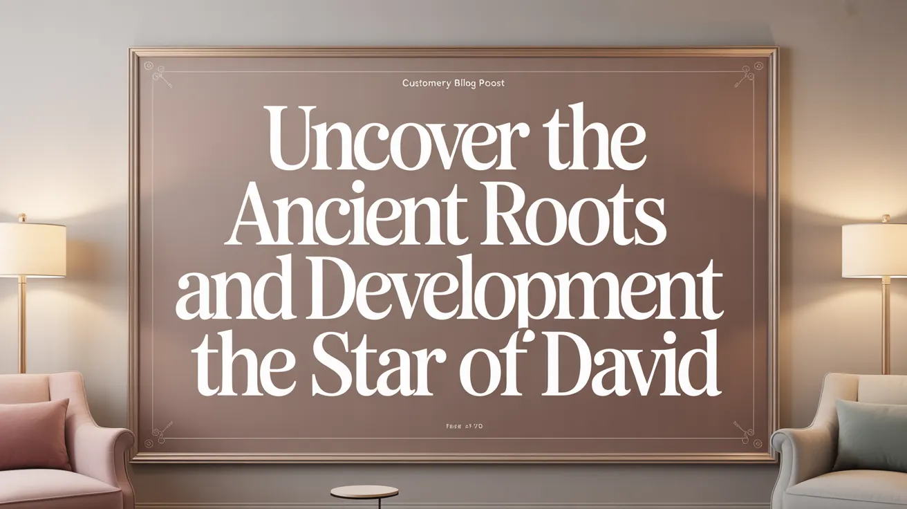 Uncover the Ancient Roots and Development of the Star of David